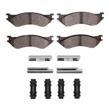 Picture of R1 97-04 Dodge Ram 1500 Van Front Super Duty Pads & Hardware Kit