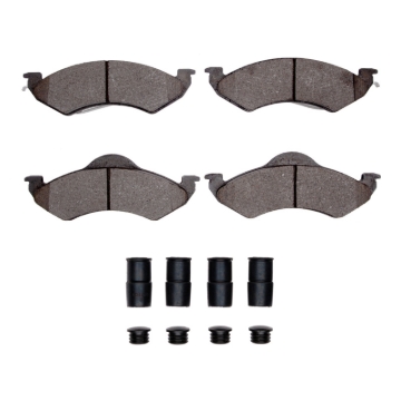 Picture of R1 98-99 Dodge Dakota 4WD Front Super Duty Pads & Hardware Kit