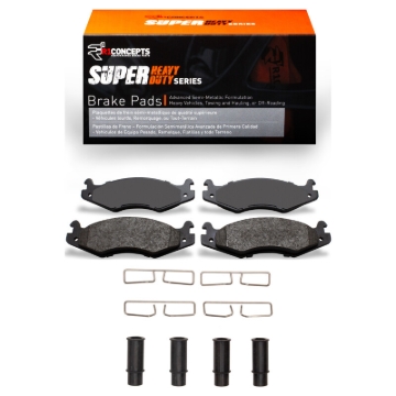 Picture of R1 92-06 Hummer H1 Front/Rear Super Duty Pads & Hardware Kit