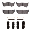 Picture of R1 03-10 Ford Explorer Sport Trac Rear Super Duty Pads & Hardware Kit