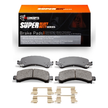 Picture of R1 03-20 Chevrolet Express 3500 Rear Super Duty Pads & Hardware Kit