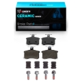 Picture of R1 80-01 Alfa Romeo 164 Rear Ceramic Pads & Hardware Kit
