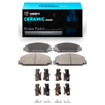 Picture of R1 99-24 Chevrolet W5500 Tiltmaster Front/Rear Ceramic Pads & Hardware Kit