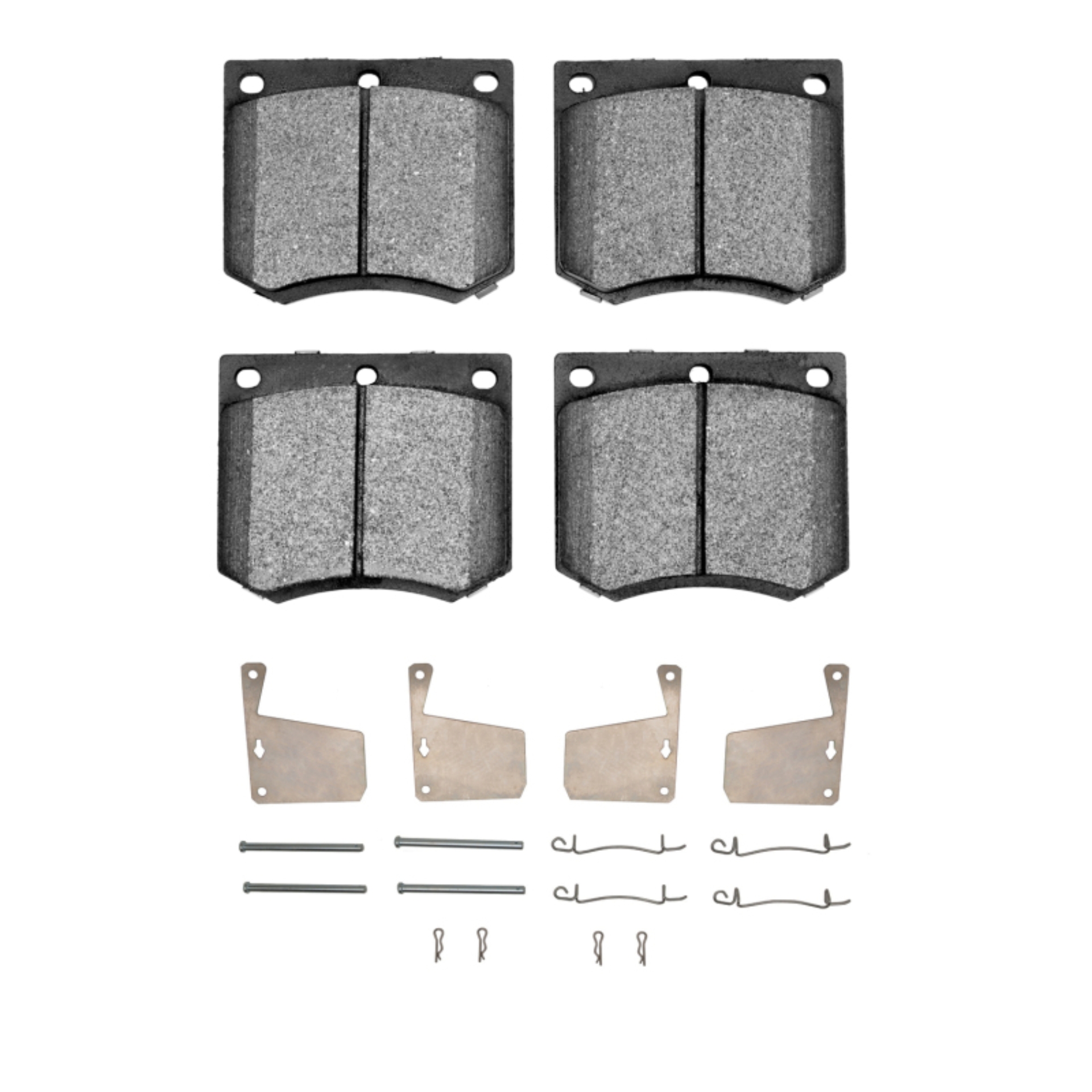 Picture of R1 70-77 Mercury CAPRI Front Semi Met Pads & Hardware Kit