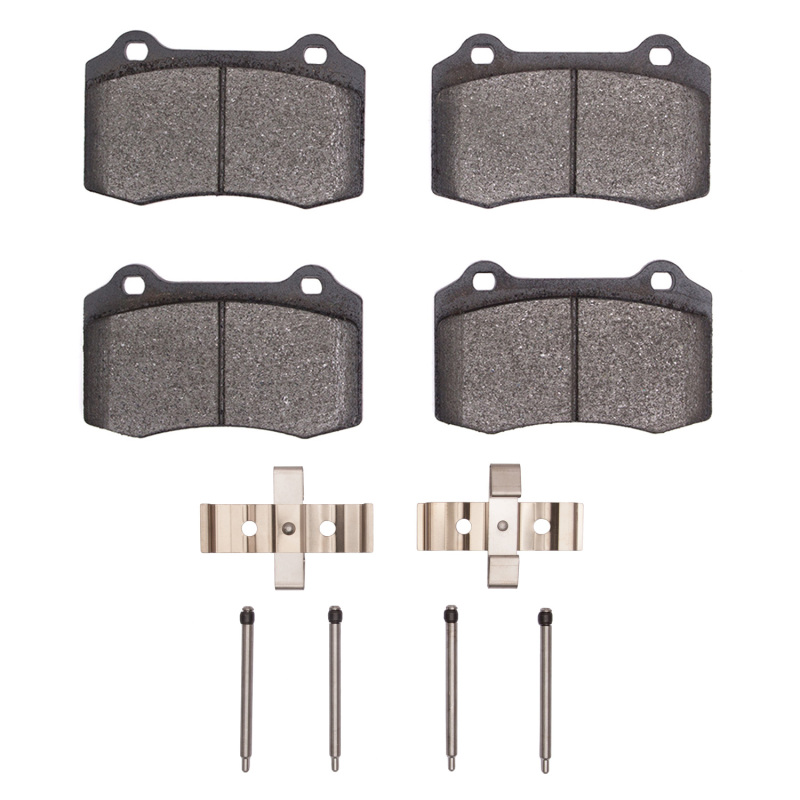 Picture of R1 04-07 Volvo S60 Rear Semi Met Pads & Hardware Kit