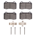 Picture of R1 04-07 Volvo S60 Rear Semi Met Pads & Hardware Kit