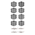 Picture of R1 06-13 Chevrolet Corvette Rear Semi Met Pads & Hardware Kit