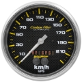 Picture of Autometer Carbon Fiber 5in. 0-225 KM/H (GPS) Speedometer Gauge