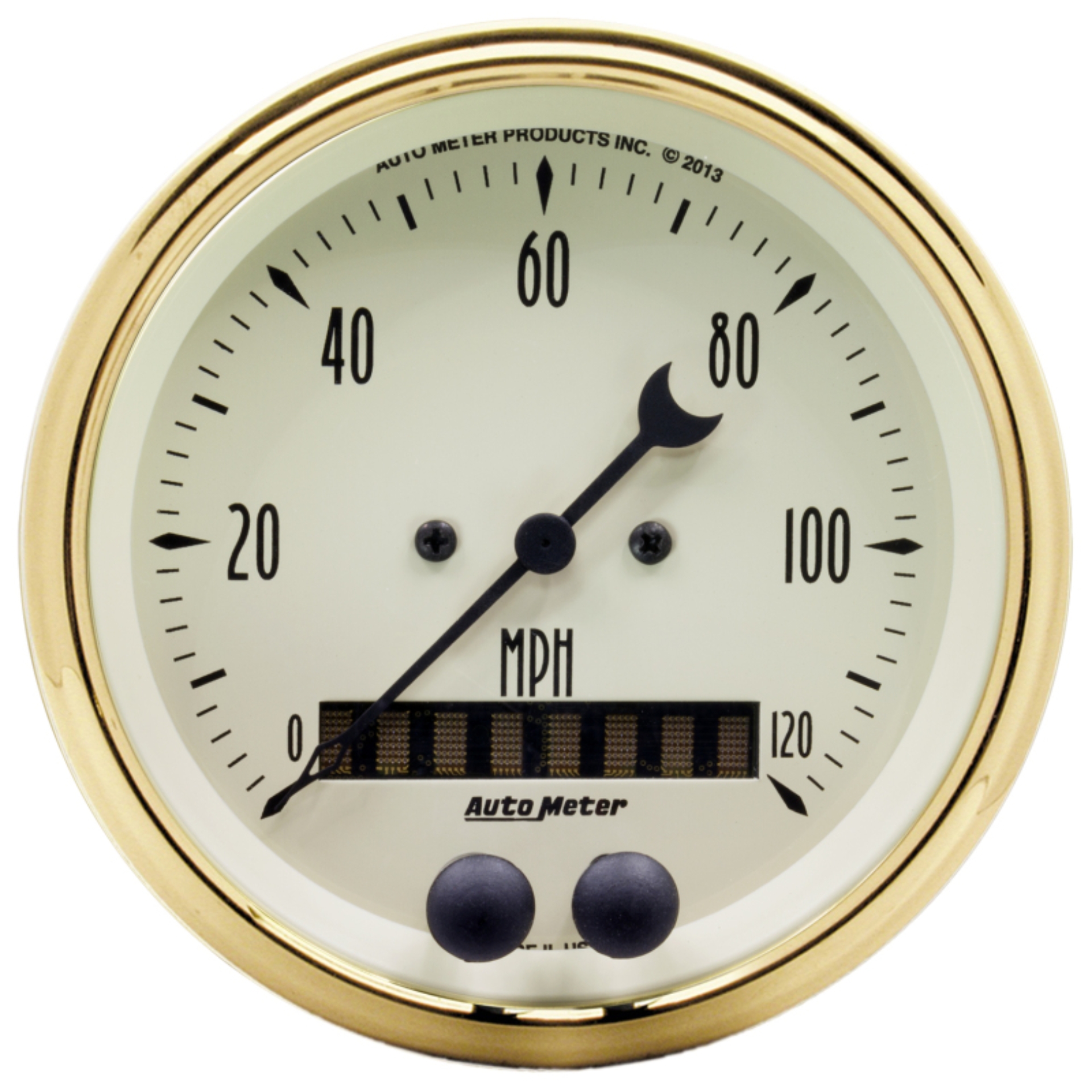 Picture of AutoMeter Golden Oldies 3-3/8in 0-120MPH (GPS) Speedometer Gauge