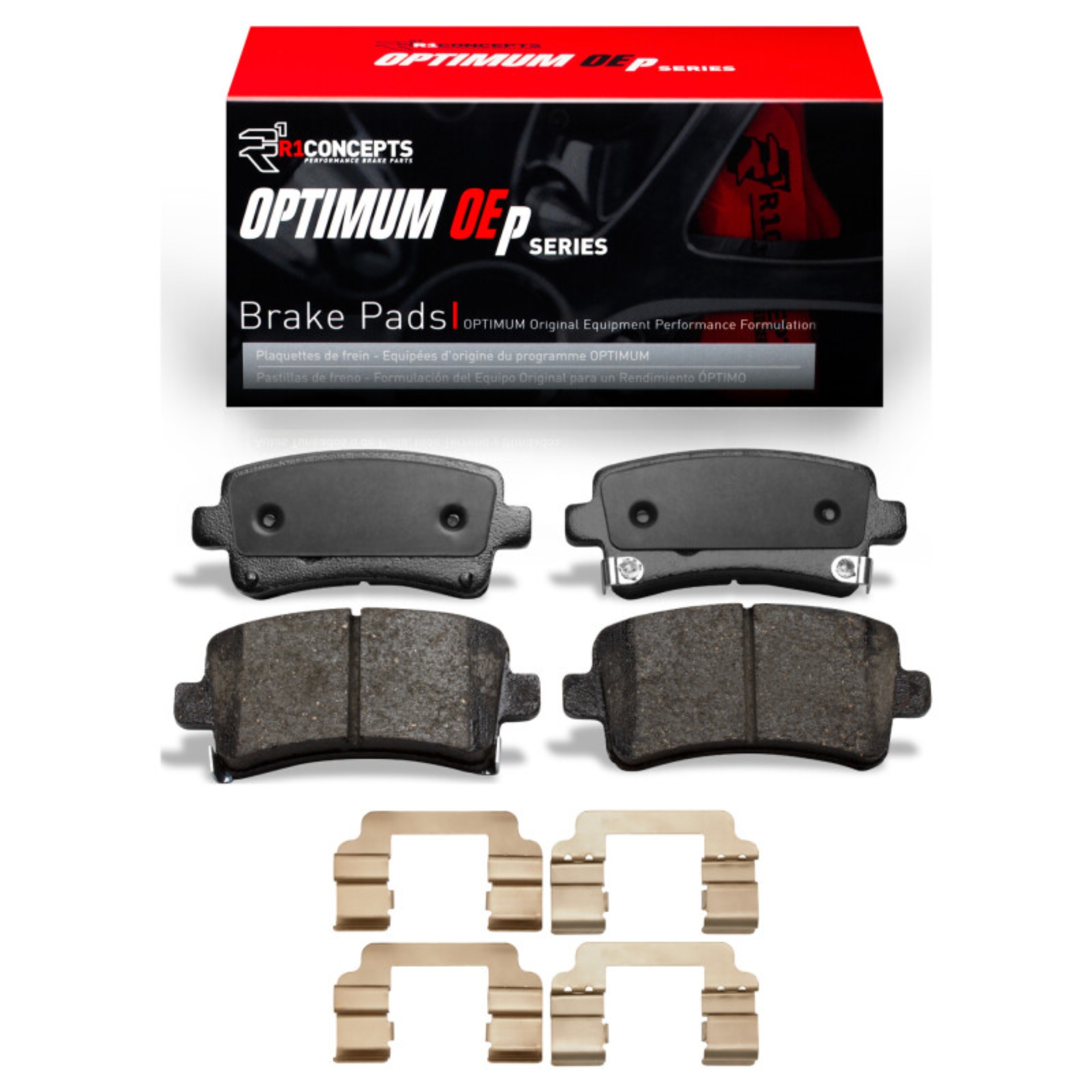 Picture of R1 10-20 Buick ALLURE Rear Optimum OE Pads & Hardware Kit