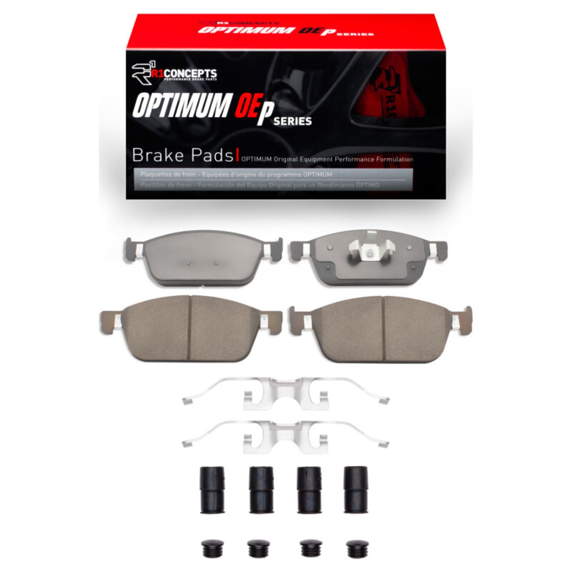 Picture of R1 13-23 Ford Focus Front Optimum OE Pads & Hardware Kit