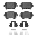 Picture of R1 00-18 Audi A3 Quattro Rear Euro Ceramic Pads & Hardware Kit