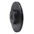 Picture of R1 04-25 Scion FR-S Front Left Drilled & Slotted Black Brake Rotor