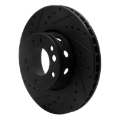 Picture of R1 91-93 BMW M5 Front Left Drilled & Slotted Black Brake Rotor