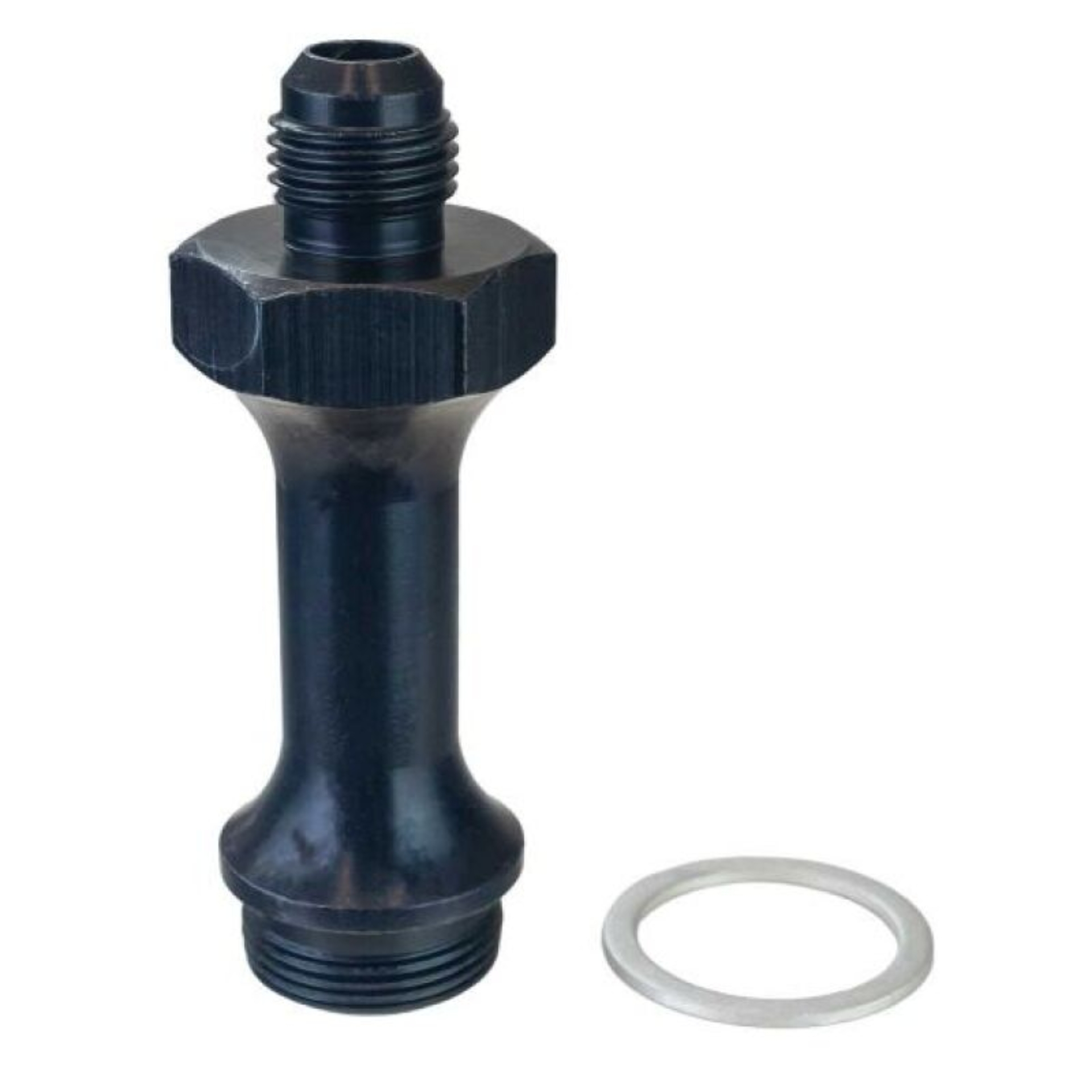 Picture of Moroso -6AN x 7/8in-20 3in Long Carburetor Fuel Inlet Fitting
