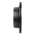Picture of R1 07-15 Chevrolet Equinox Rear Left Drilled & Slotted Black Brake Rotor