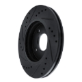 Picture of R1 11-19 Ford Fiesta (USA/Canada) Front Right Drilled & Slotted Black Brake Rotor