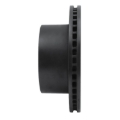 Picture of R1 05-12 Ford F-250 4WD (Super Duty) Rear Left Drilled & Slotted Black Brake Rotor