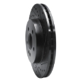 Picture of R1 98-05 Mercedes-Benz ML430 Front Right Drilled & Slotted Black Brake Rotor