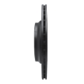 Picture of R1 13-19 Mercedes-Benz GLS450 Rear Right Drilled & Slotted Black Brake Rotor