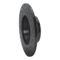 Picture of R1 08-15 Audi TT Quattro Rear Left Drilled & Slotted Black Brake Rotor