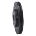 Picture of R1 92-95 Toyota MR2 Front Right Drilled & Slotted Black Brake Rotor