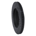 Picture of R1 06-19 Scion IQ Front Right Drilled & Slotted Black Brake Rotor