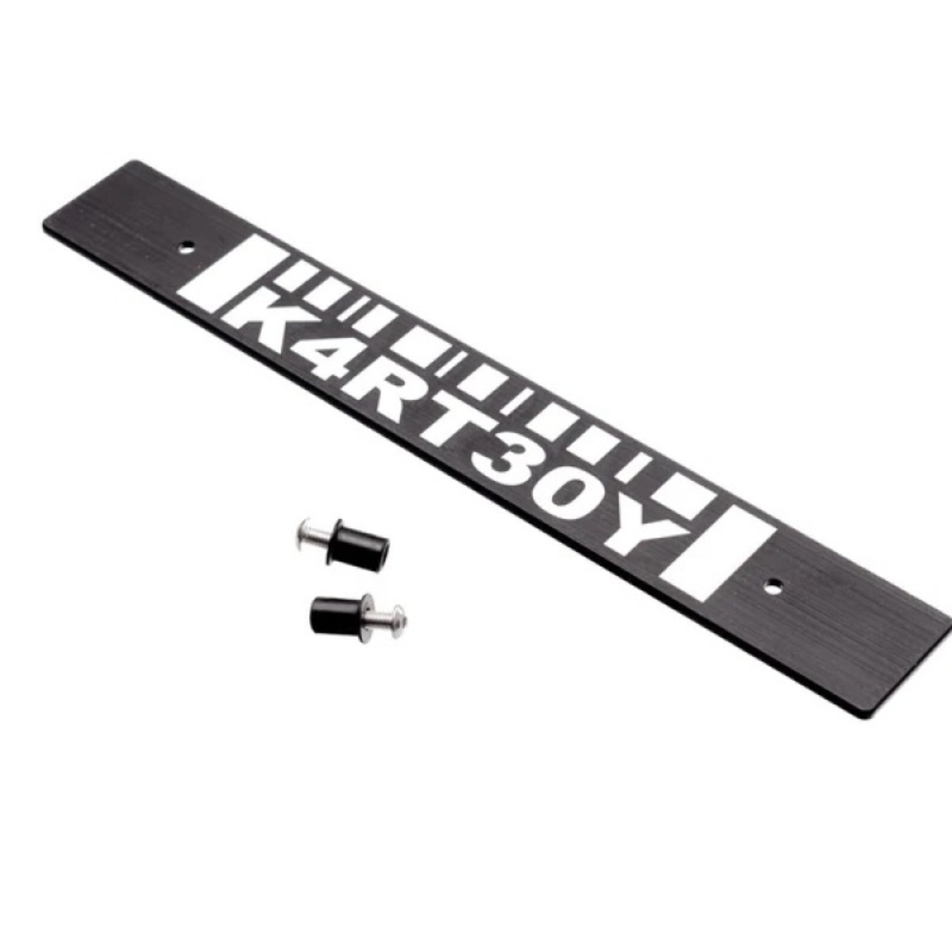 Picture of Kartboy Subaru License Plate Delete - Black Barcode