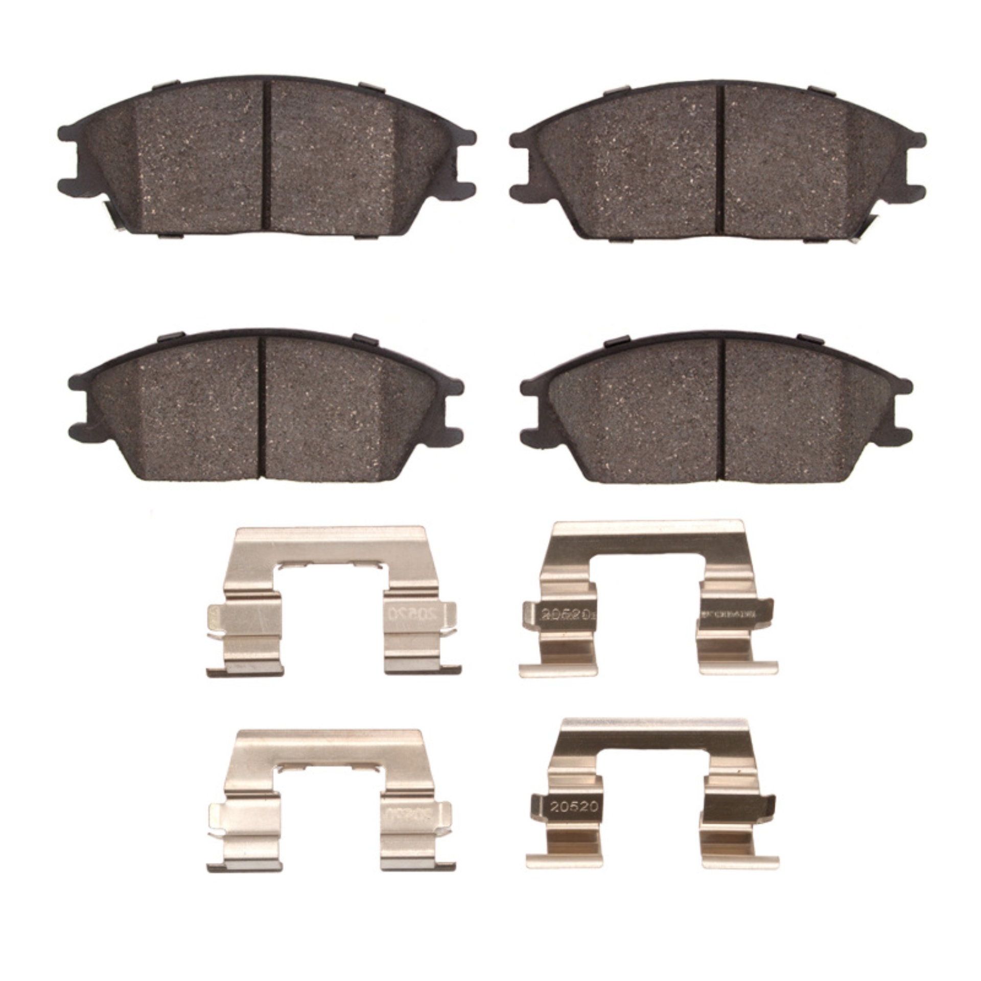 Picture of R1 87-06 Dodge Verna (Mexico) Front Semi Met Pads & Hardware Kit