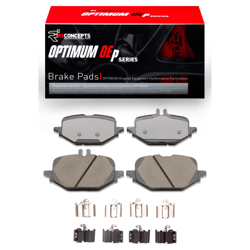 Picture of R1 22-25 Mercedes-Benz C200 (Mexico) Rear Optimum OE Pads & Hardware Kit