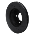 Picture of R1 75-80 Ford Granada Left Rear Drilled & Slotted Black Brake Rotor