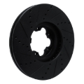 Picture of R1 15-25 Ford Transit-350 HD/DRW Front Right Drilled & Slotted Black Brake Rotor