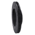 Picture of R1 16-23 Mercedes-Benz Metris Front Right Drilled & Slotted Black Brake Rotor
