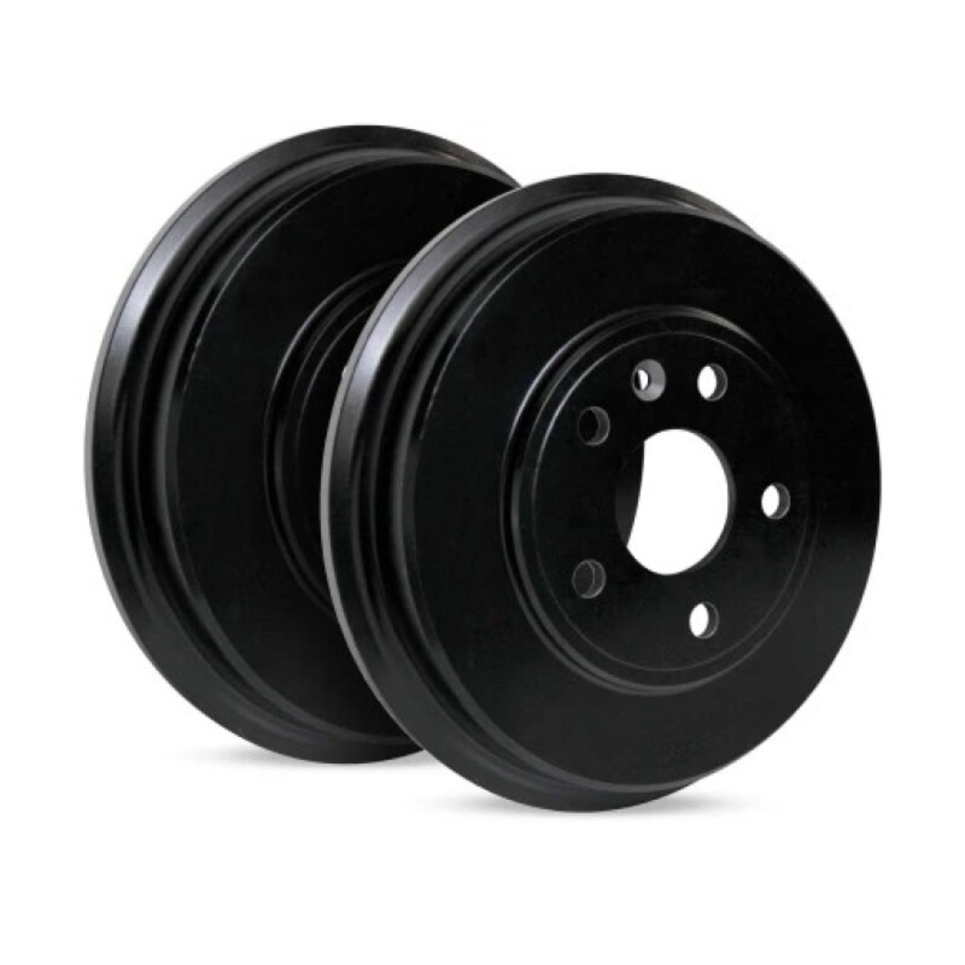 Picture of R1 87-92 Winnebago Utility Van Renault Trafic Chassis Front Left Drill & Slot Black Brake Rotor