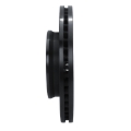 Picture of R1 96-98 Mazda MPV Front Right Drilled & Slotted Black Brake Rotor