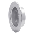 Picture of R1 07-09 Hyundai SANTA FE Rear Left Drilled & Slotted Silver Brake Rotor