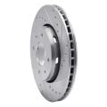Picture of R1 00-04 Volvo V40 Front Right Drilled & Slotted Silver Brake Rotor