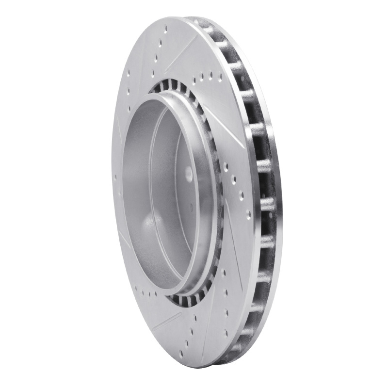 Picture of R1 04-07 Volvo S60 Rear Right Drilled & Slotted Silver Brake Rotor