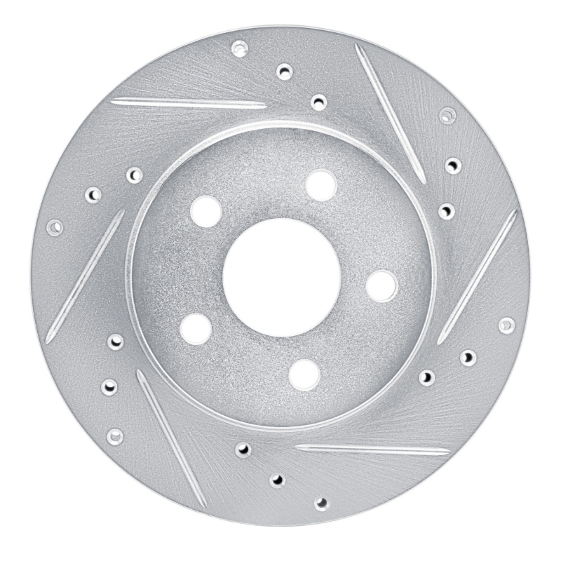Picture of R1 82-82 Buick CENTURY Front Right Drilled & Slotted Silver Brake Rotor