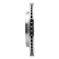 Picture of RNC Brake Rotor - Drill & Slot - R1 08-19 Cadillac CTS Rear Left Drilled & Slotted Silver Brake Rotor rnc631-46024L