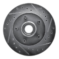 Picture of RNC Brake Rotor - Drill & Slot - R1 04-08 Ford F-150 RWD Front Right Drilled & Slotted Silver Brake Rotor rnc631-54185R