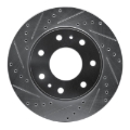 Picture of RNC Brake Rotor - Drill & Slot - R1 09-09 Ford F-150 RWD Front Left Drilled & Slotted Silver Brake Rotor rnc631-54216L
