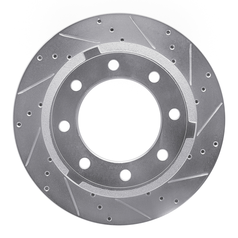 Picture of RNC Brake Rotor - Drill & Slot - R1 11-22 Ford F-350 Super Duty 2WD Rear Right Drilled & Slotted Silver Brake Rotor rnc631-54227R