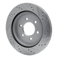 Picture of RNC Brake Rotor - Drill & Slot - R1 18-21 Ford F-150 4WD Rear Left Drilled & Slotted Silver Brake Rotor rnc631-54267L