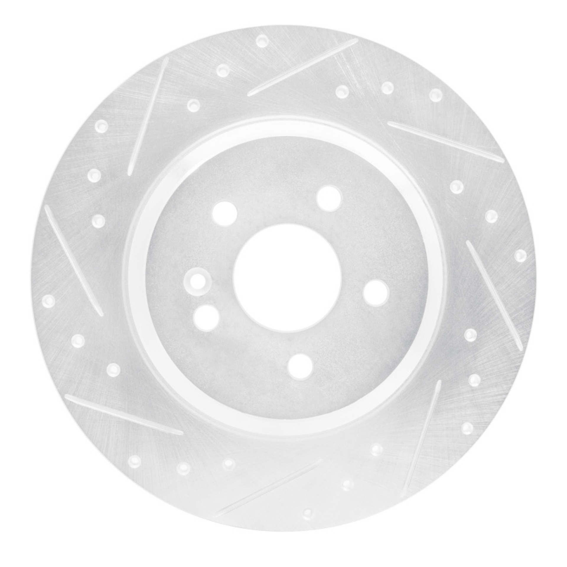 Picture of RNC Brake Rotor - Drill & Slot - R1 00-05 Mercedes-Benz ML430 Rear Left Drilled & Slotted Silver Brake Rotor rnc631-63125L