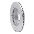 Picture of RNC Brake Rotor - Drill & Slot - R1 85-87 Mitsubishi Galant Front Right Drilled & Slotted Silver Brake Rotor rnc631-72007R
