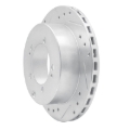 Picture of RNC Brake Rotor - Drill & Slot - R1 91-99 Dodge STEALTH Rear Left Drilled & Slotted Silver Brake Rotor rnc631-72016L