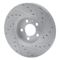 Picture of RNC Brake Rotor - Drill & Slot - R1 98-18 Audi A1 (Mexico) Front Left Drilled & Slotted Silver Brake Rotor rnc631-74020L