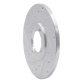 Picture of RNC Brake Rotor - Drill & Slot - R1 76-81 Toyota Celica Front Left Drilled & Slotted Silver Brake Rotor rnc631-76007L
