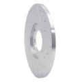 Picture of RNC Brake Rotor - Drill & Slot - R1 76-81 Toyota Celica Front Left Drilled & Slotted Silver Brake Rotor rnc631-76007L